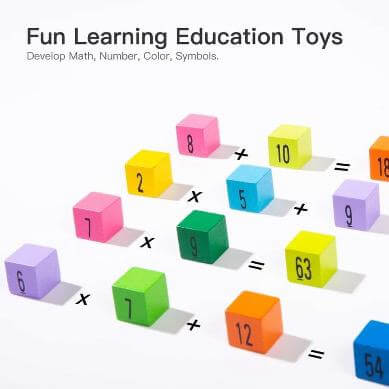 Children Multiplication and Addition Learning Cubes - CADIEL