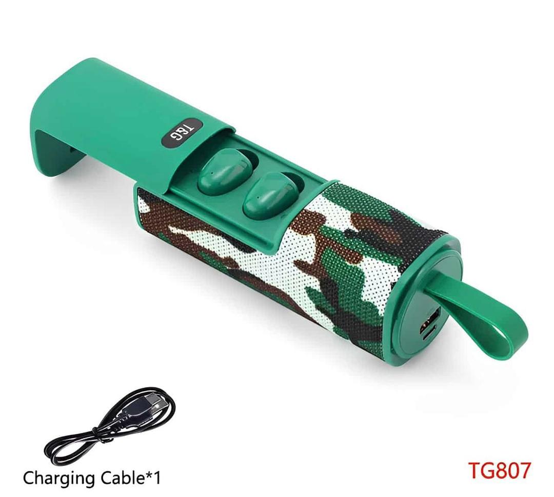 Bluetooth Speaker with Power Bank and Ear Buds - CADIEL
