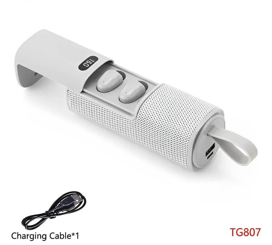 Bluetooth Speaker with Power Bank and Ear Buds - CADIEL