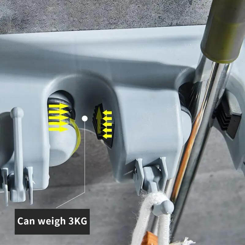 Wall-mounted Mopping Stick Holder - CADIEL