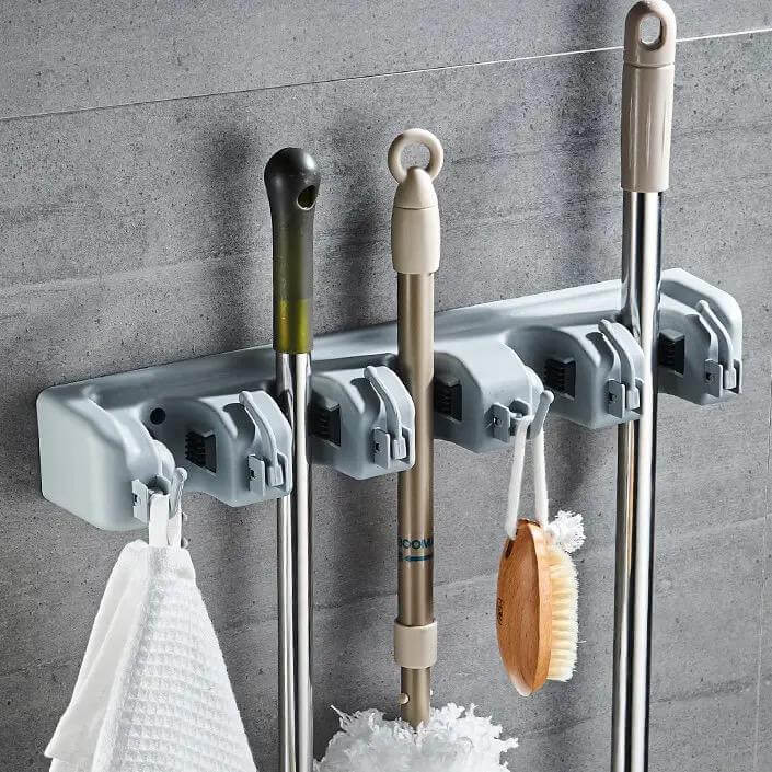 Wall-mounted Mopping Stick Holder - CADIEL
