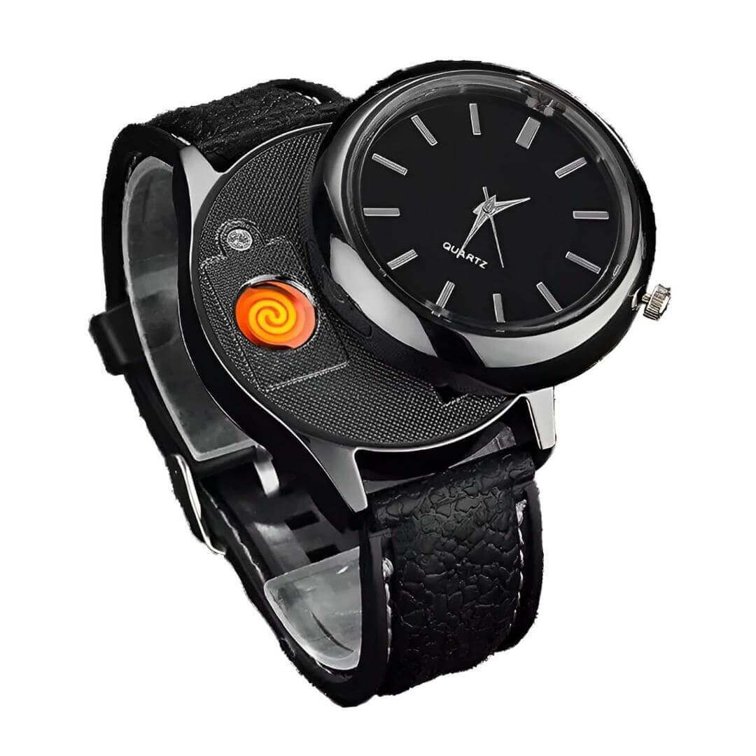 Rechargeable Cigarette Lighter Watch - CADIEL