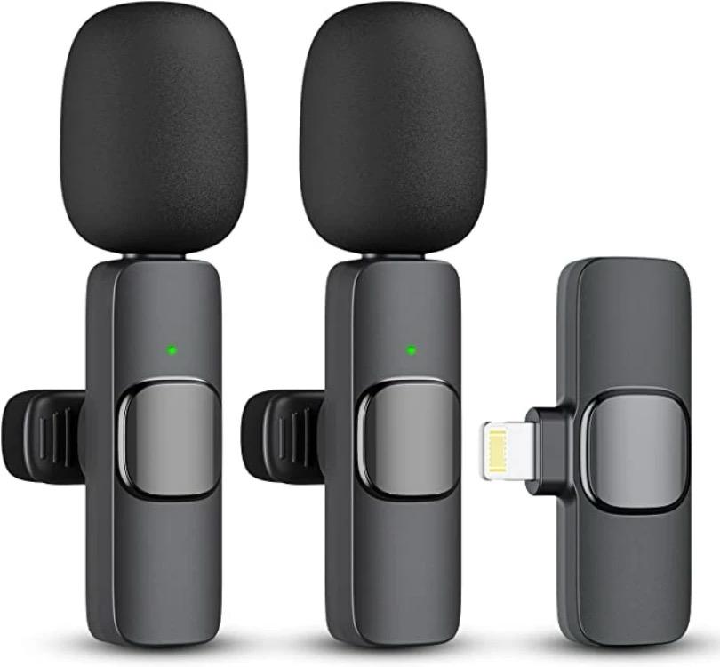 Lavalier Microphones for iOS and Android Devices.
