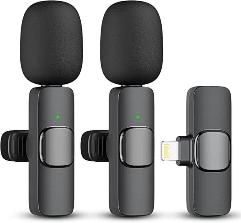 Lavalier Microphones for iOS and Android Devices.