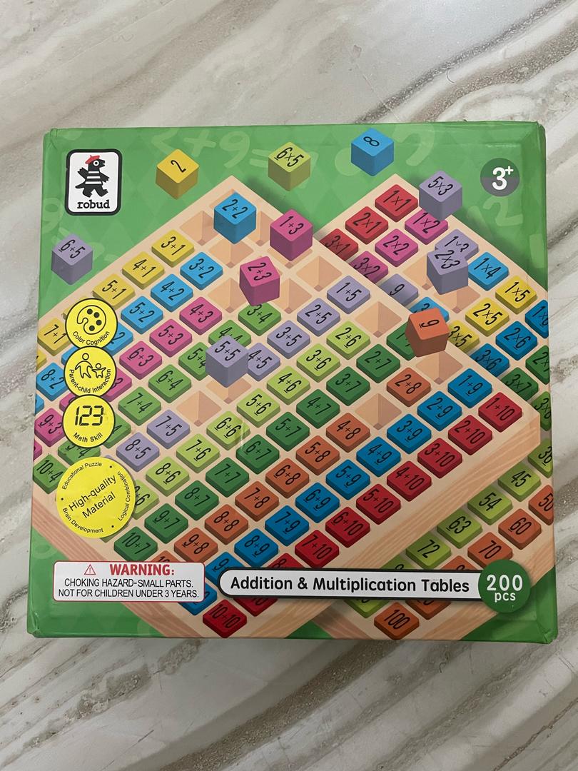 Children Multiplication and Addition Learning Cubes - CADIEL