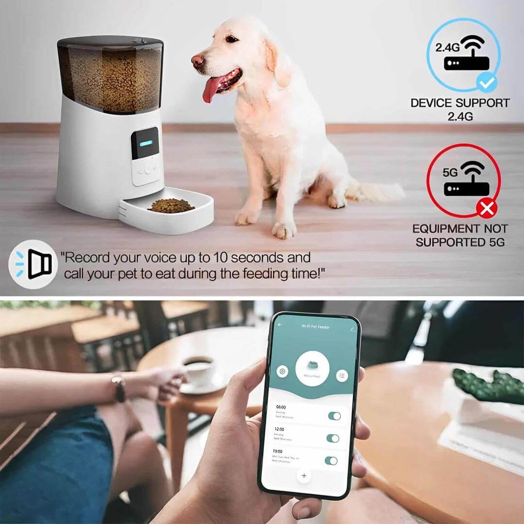 Smart Wi-Fi Pet Feeder - CADIEL