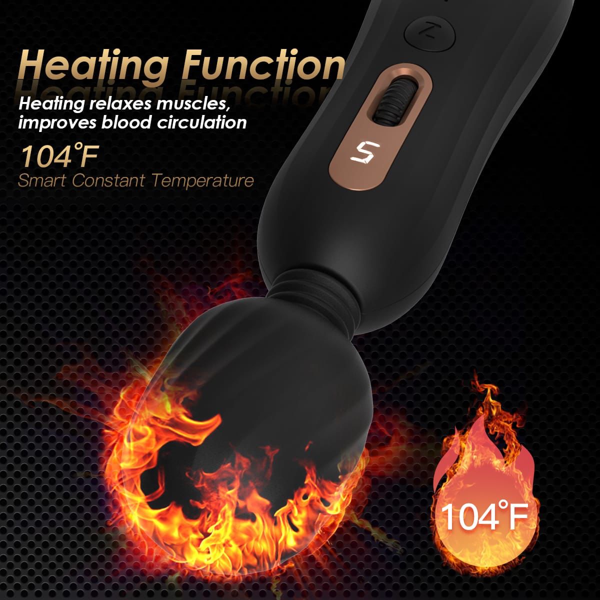 Handheld Wand Massager and Vibrator.