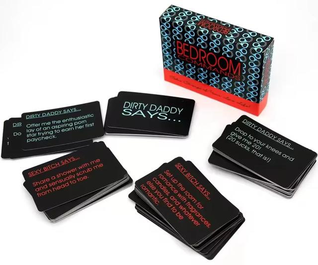 Bedroom Commands Erotic Cards.
