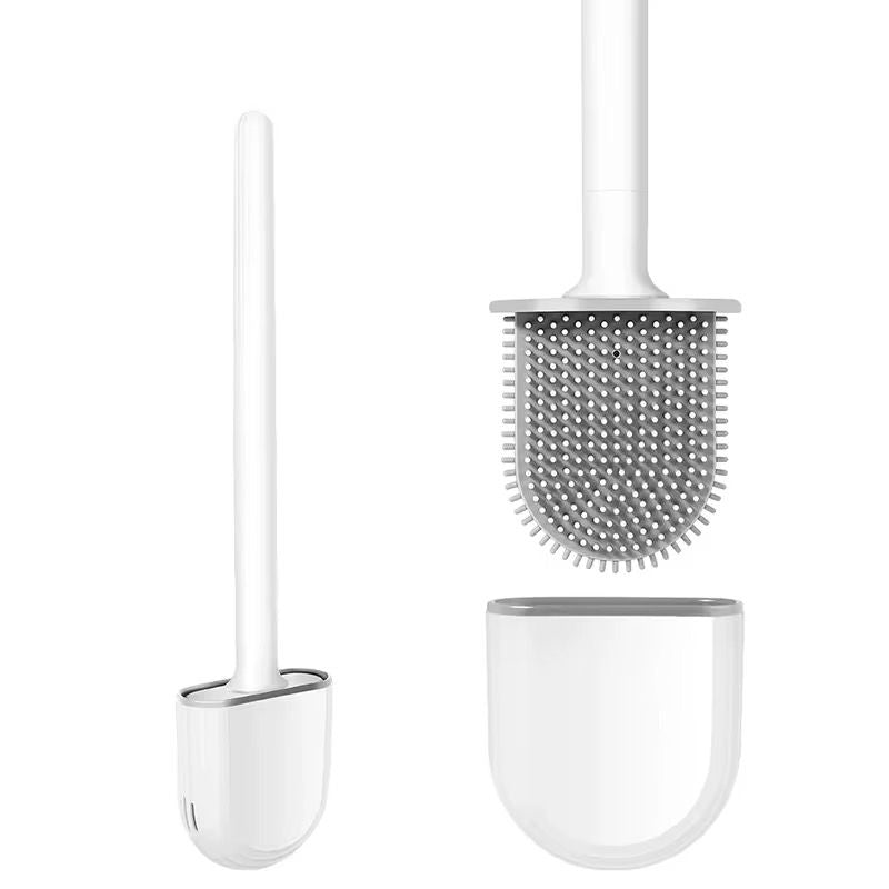 Wall Mounted Silicon Toilet Brush.