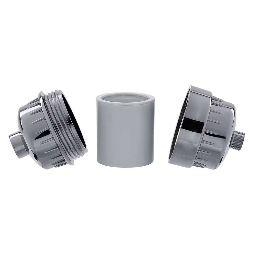 Shower head water purifier components showing advanced filtration technology for cleaner water.