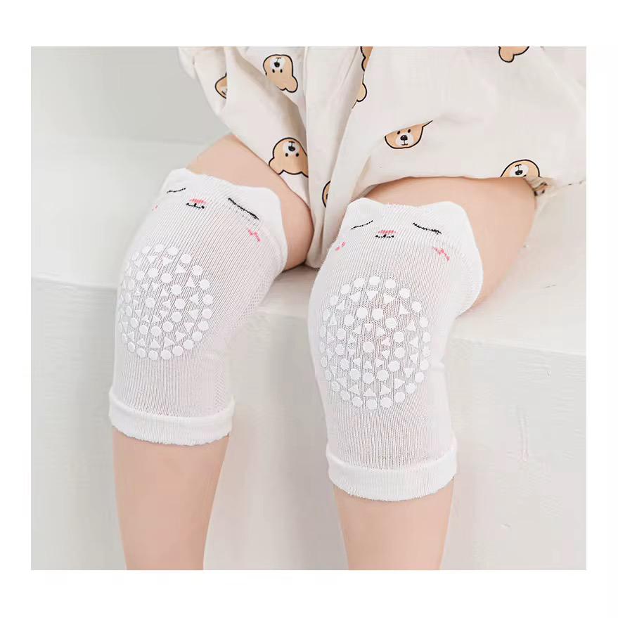 A Set of Protective Baby Crawling Knee Pads and Socks.