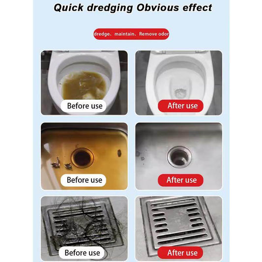 Kitchen Sink and Toilet Drain Clog Cleaner