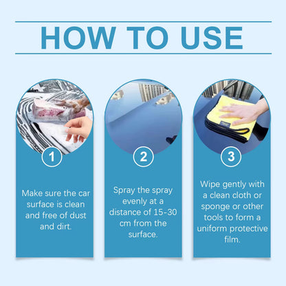 Car Paint Protector Spray Polish  for Brand New Glossy Shine