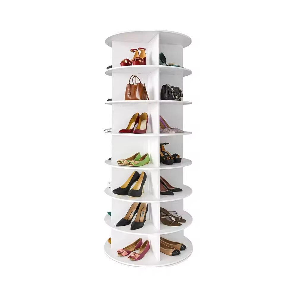 Rotating Shoes and Bags Organizer