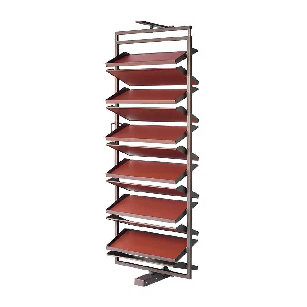 Rotating Shoe Rack with Sensor Light