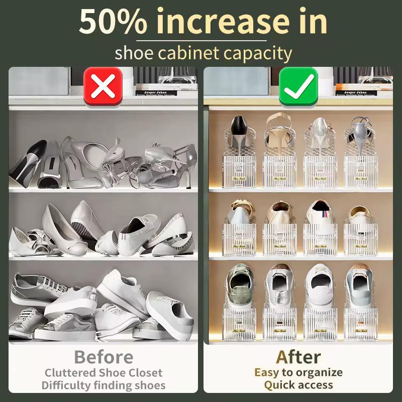 Acrylic Folding Shoes Organizer