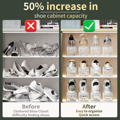 Acrylic Folding Shoes Organizer