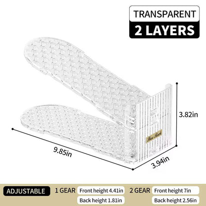 Acrylic Folding Shoes Organizer