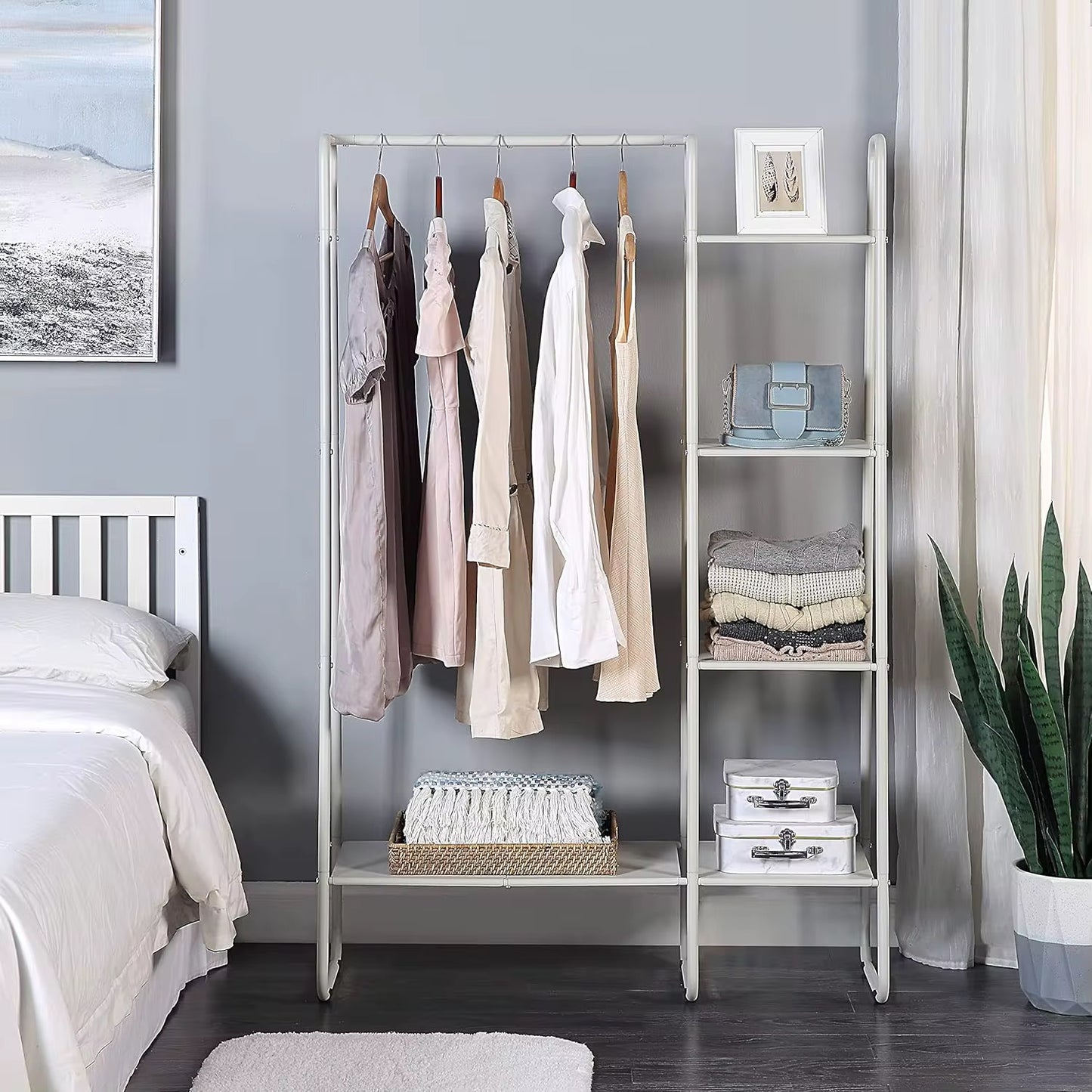 Modern Clothes & Bag Display  Rack