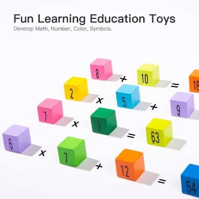 Children Multiplication and Addition Learning Cubes - CADIEL