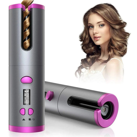 Wireless Hair Curler with Power Bank - CADIEL