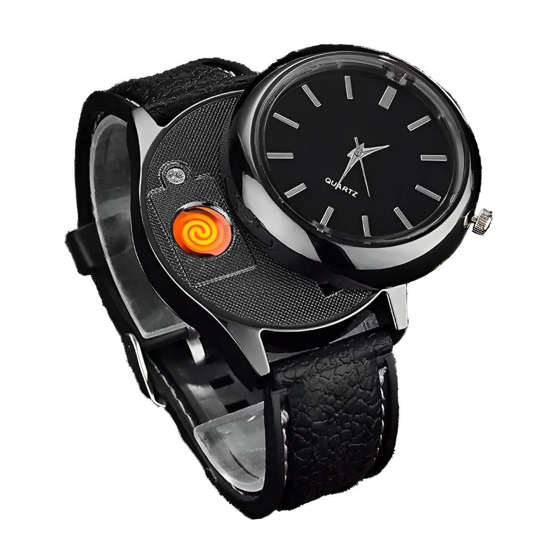 Rechargeable Cigarette Lighter Watch - CADIEL