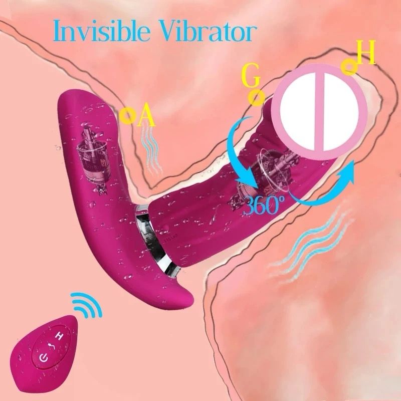 Three Way Remote Controlled Vibrator.