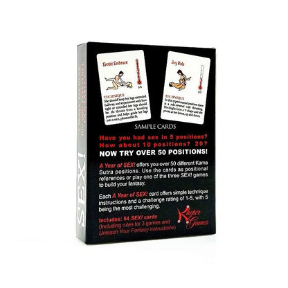 50 Sex Positions Erotic Cards.
