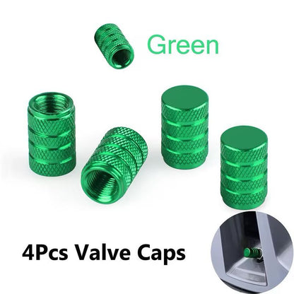 4 Pieces Tire Valve Caps.